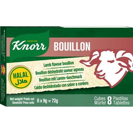 Knorr Bouillon Cubes Lamb 72g