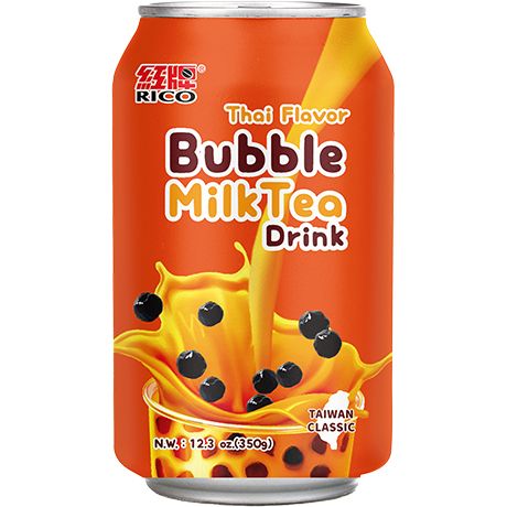 RICO Bubble Milk Tea Drink Thai Flavor 340ml