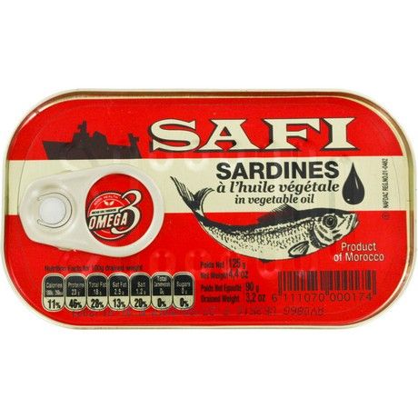 SAFI Sardine in Vegetable Oil 125gr