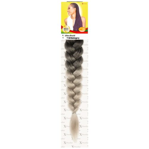 X-Pression Ultra Braid Colour T1B Mattegray
