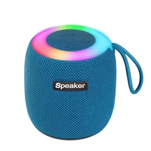 OEM Mini Wireless Speaker With FM Function & RGB Lighting Blue